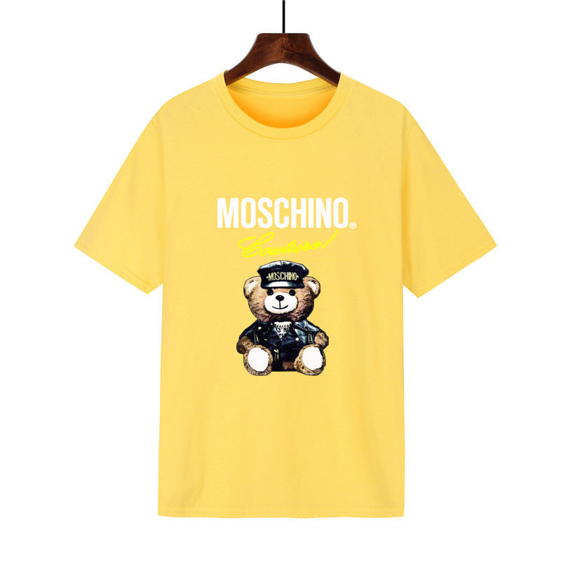 Moschino T-shirt Street Hip-Hop Men'S Short-Sleeved T-shirt