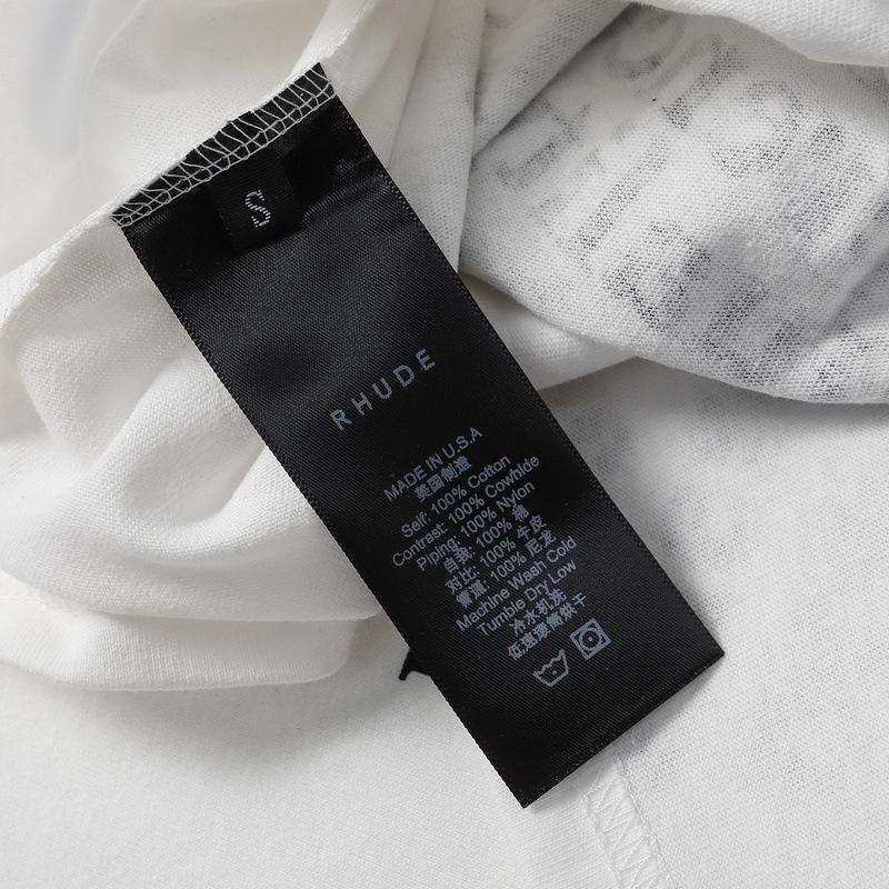 Rhude T-shirt Leopard Print Short Sleeve T-shirt