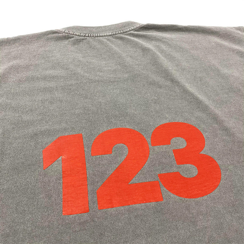 RRR123 T-shirt Distressed Loose T-shirt