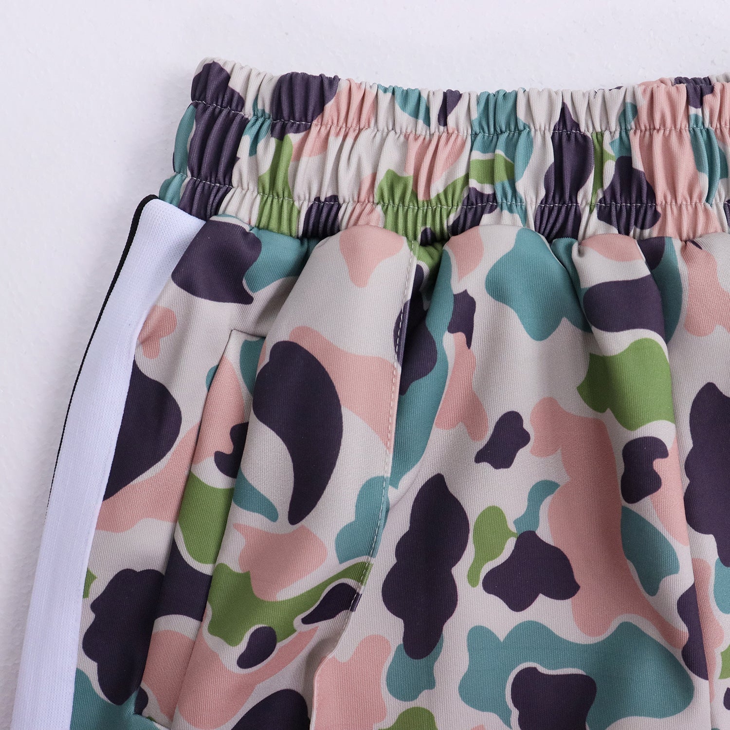 Palm Angle Shorts Palm Angels Casual Camouflage Printed Logo Shorts for Men and Women