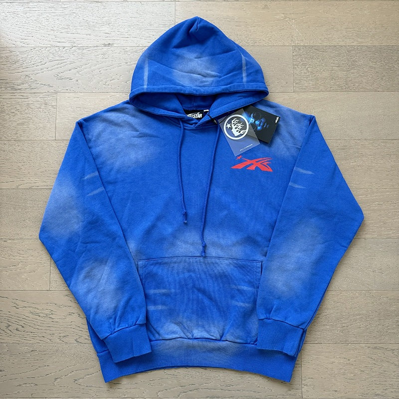 Hellstar Hoodie & Pants autumn wash make old hoodies sweater