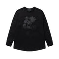 Palm Angle Sweatshirt Palm Angels Jackson Wang Teamwang Puff Print Ins Long Sleeve