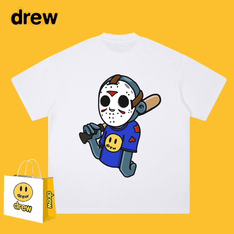 Drew T-shirts Drew T-shirt Smiley Face Classic Letters
