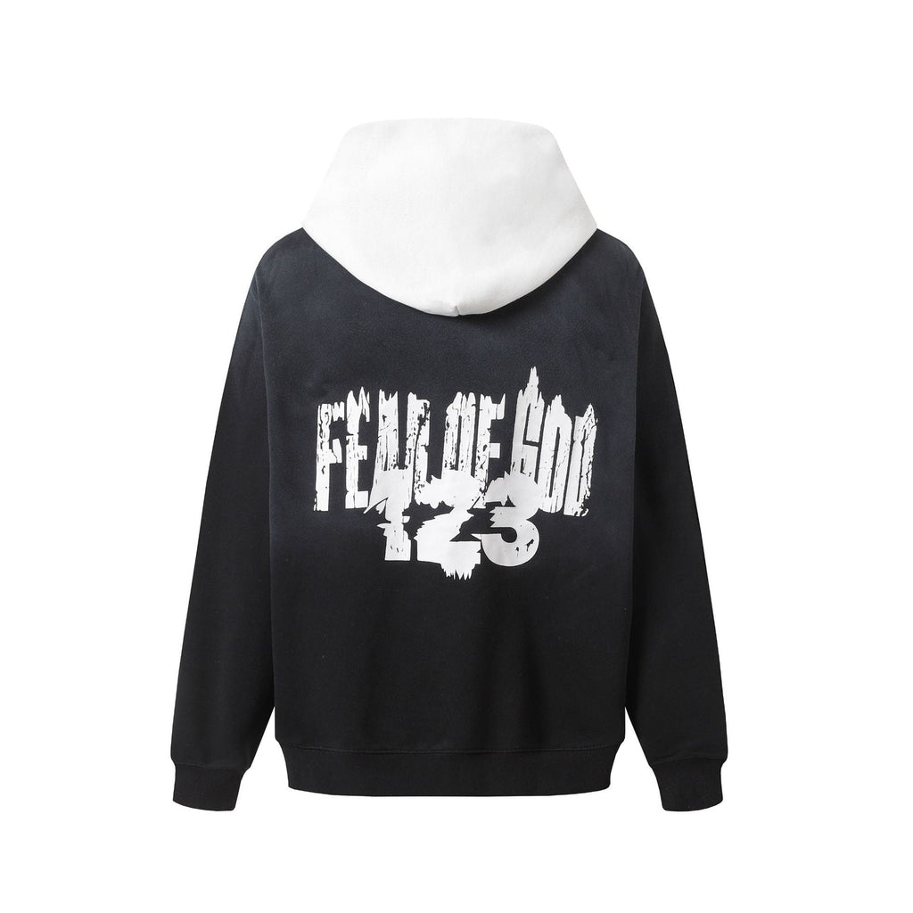 RRR123 Hoodie Black and White Hoodie