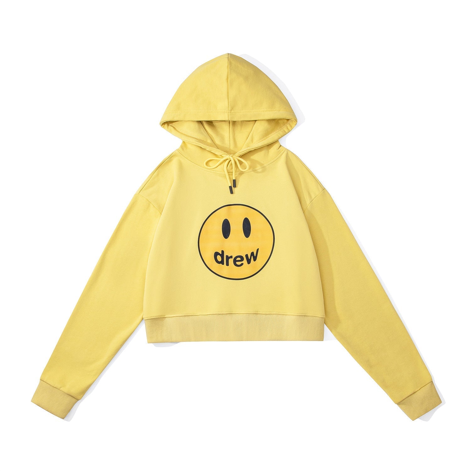 Drew House Hoodie Classic Logo Short Hoodie For Girls