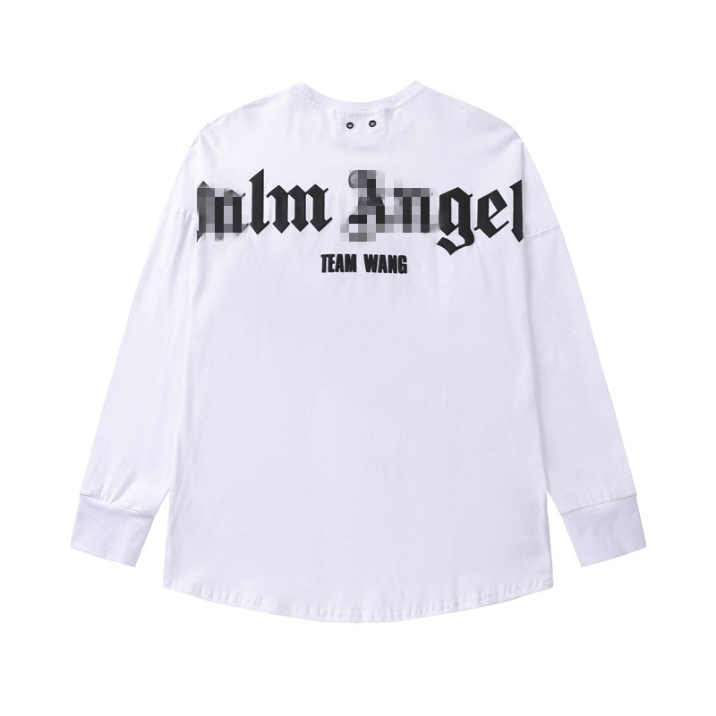 Palm Angle Sweatshirt Palm Angels Jackson Wang Teamwang Puff Print Ins Long Sleeve