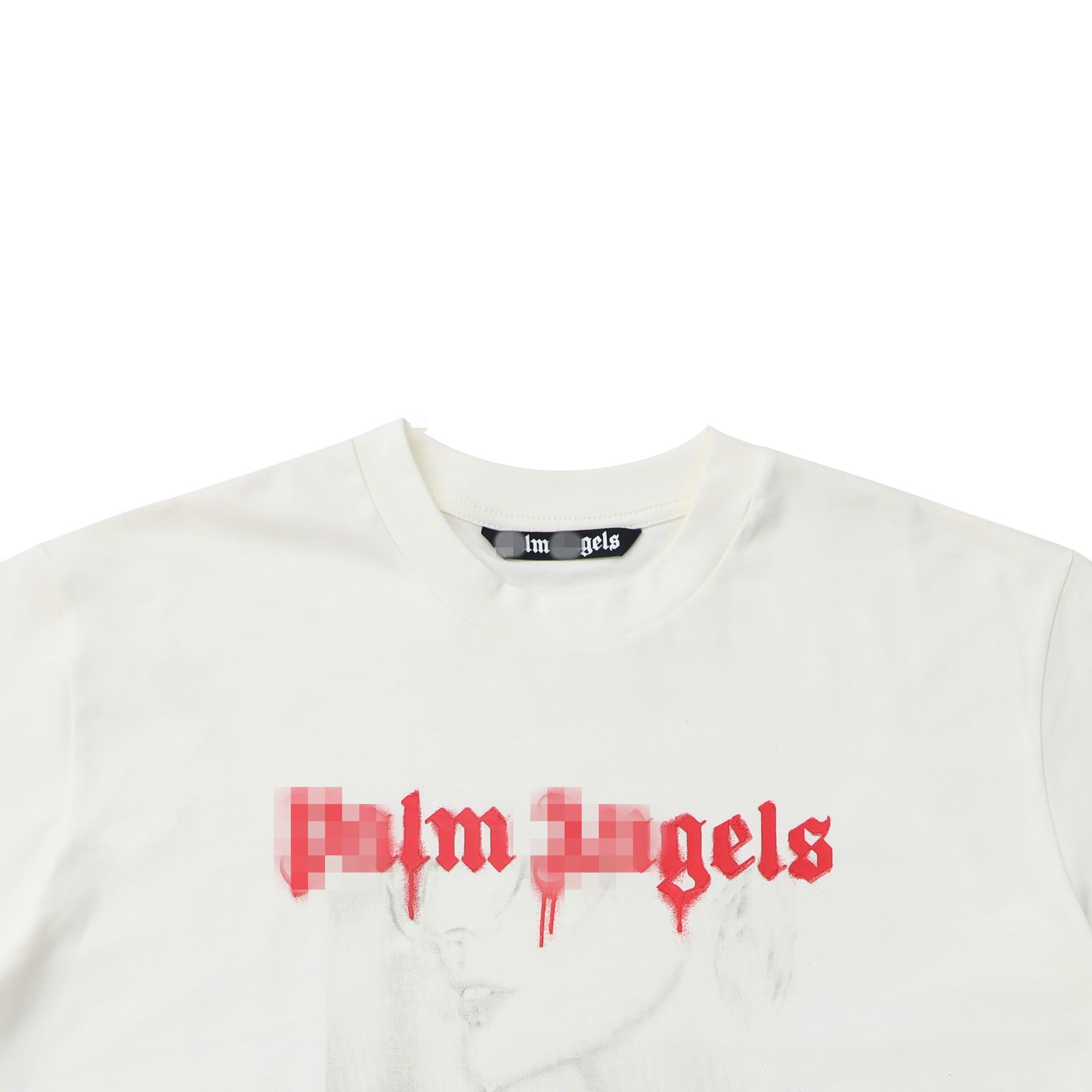 Palm Angels T-shirt Comic Stream Lacquer Alphabet Short Sleeve T-shirt