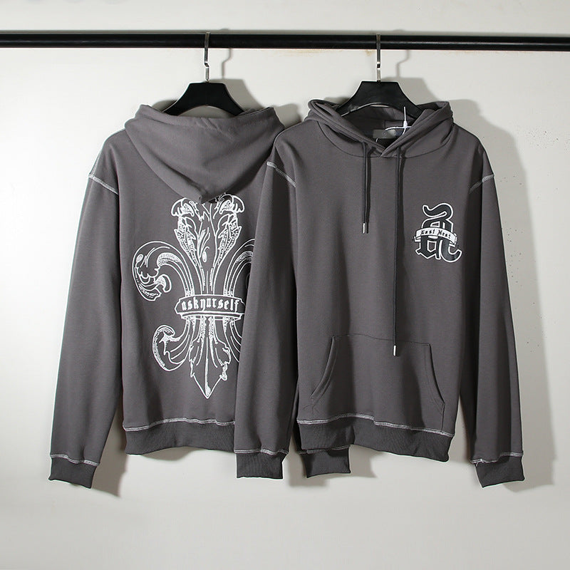 Askyurself Hoodie Autumn and Winter Printing Hoodie Sweater Coat