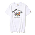 Bathing Ape T-Shirt Summer Plus Size Loose Cartoon Anime Print Short Sleeve T-shirt