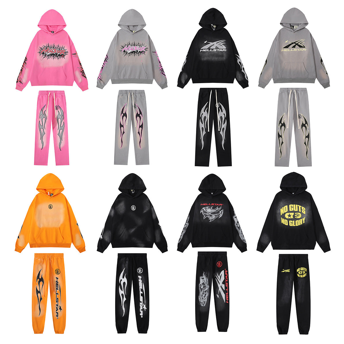 Hellstar Hoodie & Pants Retro Hoodie