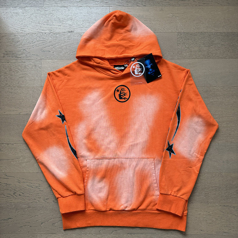 Hellstar Hoodie & Pants autumn wash make old hoodies sweater