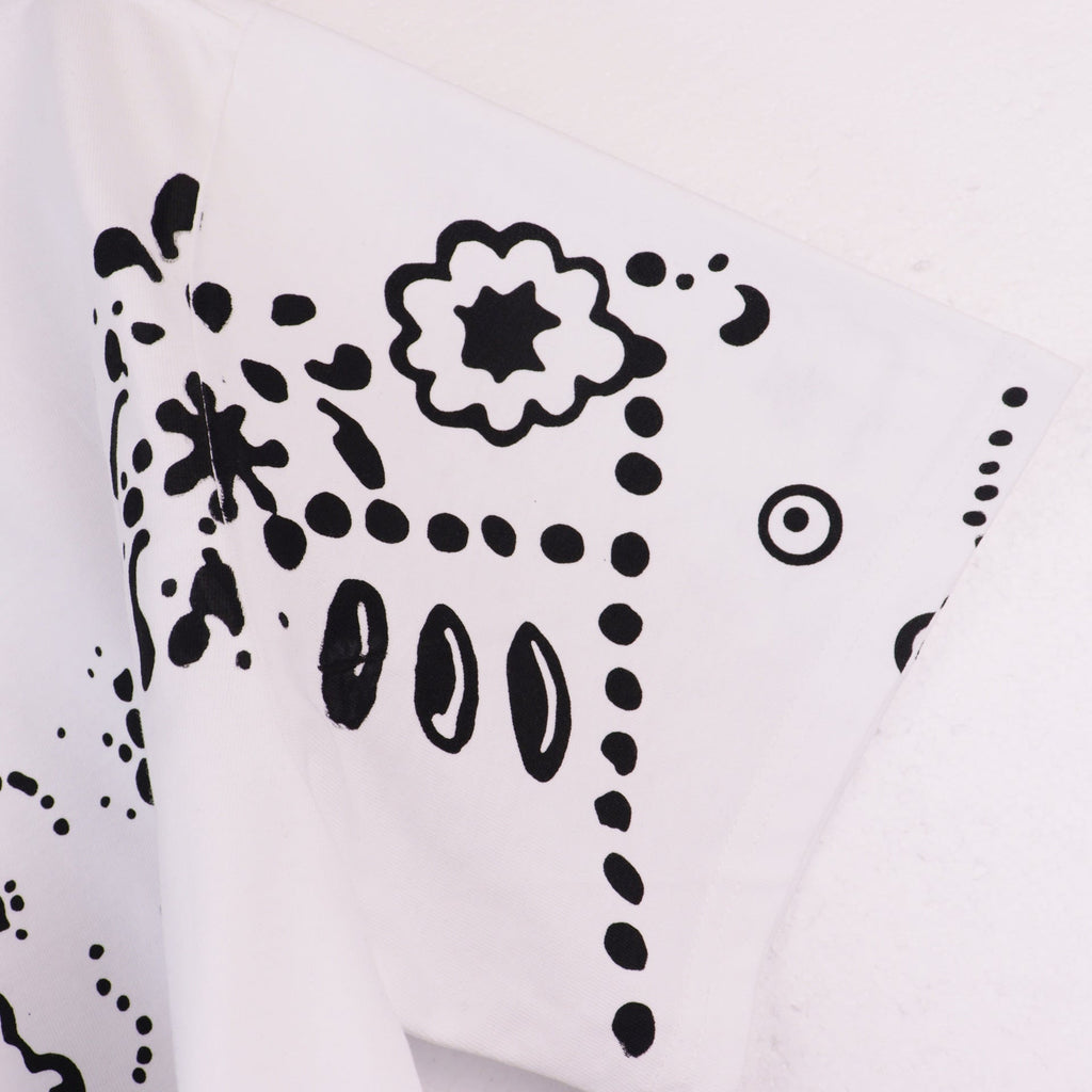 Denim Tears Shirt Full Graffiti Print Short Sleeve T-Shirt