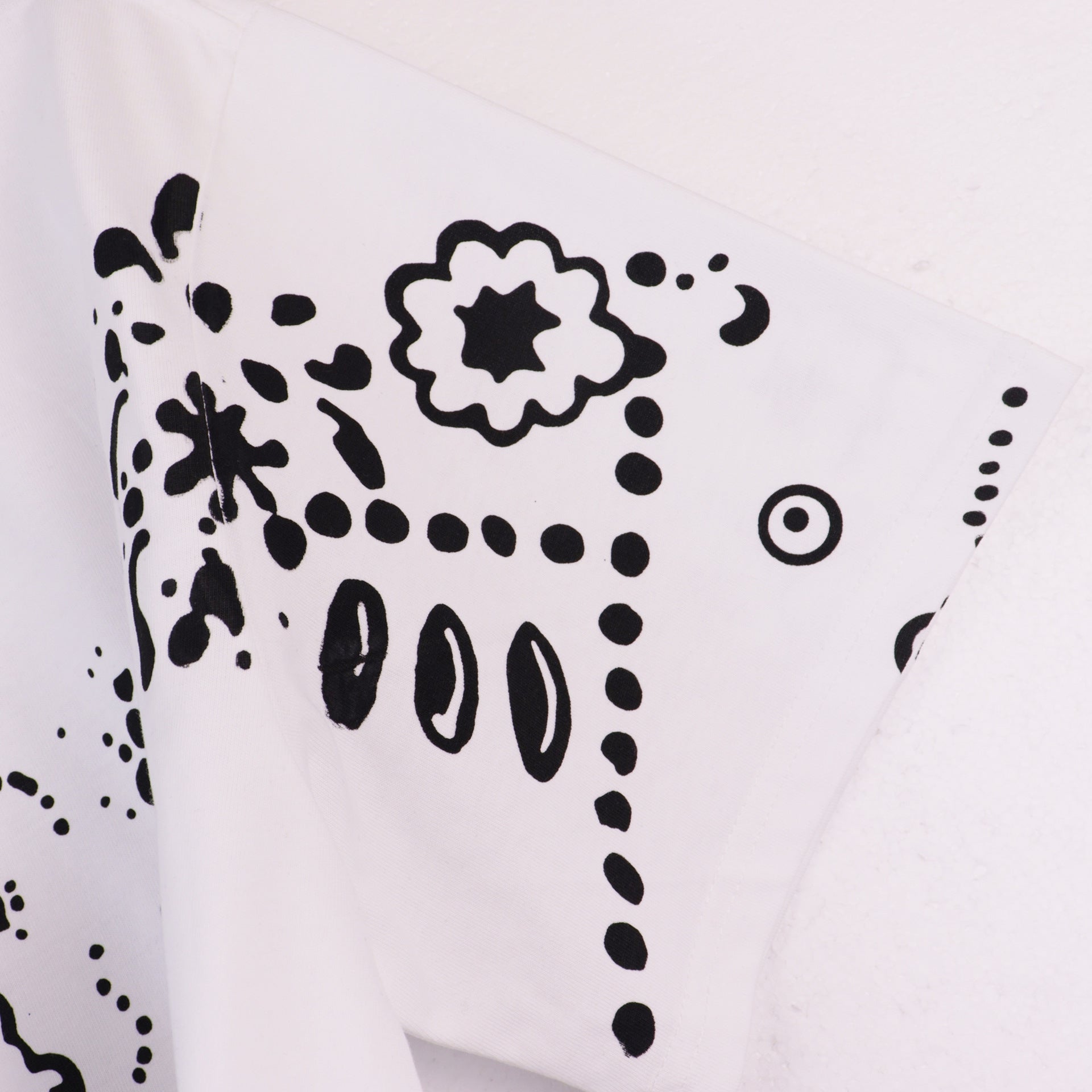 Denim Tears Shirt Full Graffiti Print Short Sleeve T-Shirt