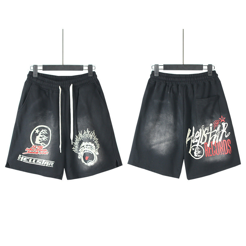 Hellstar Shorts Wash and Do Old Casual Shorts Summer