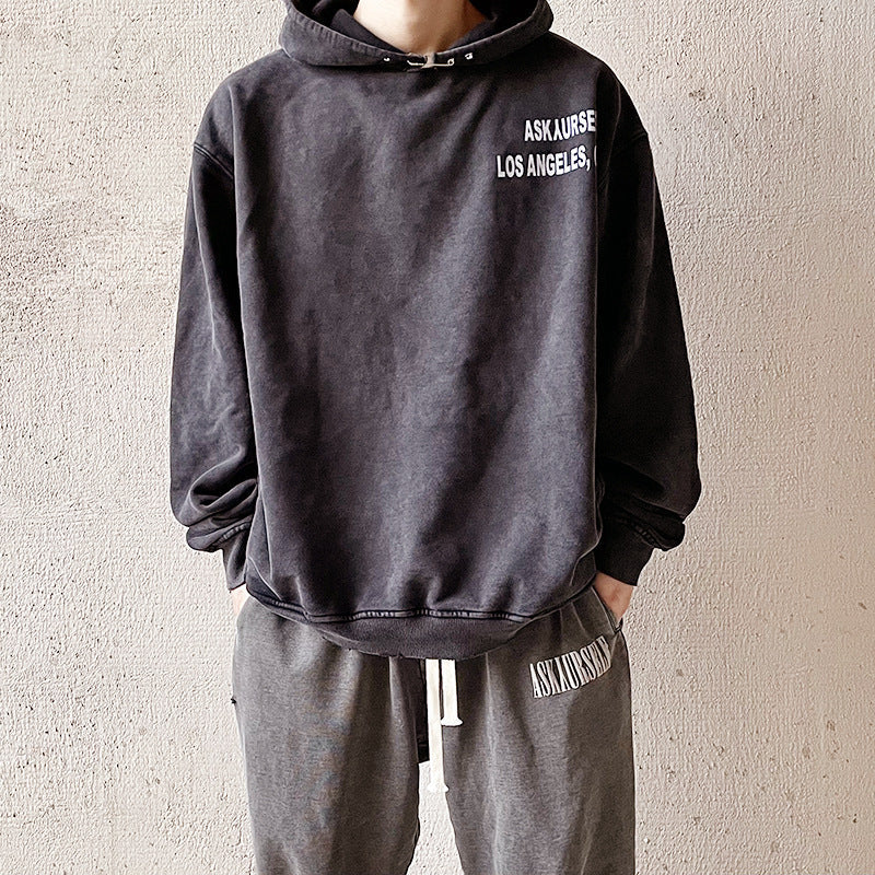 Askyurself Hoodie Letter Print Hoodie Sweater