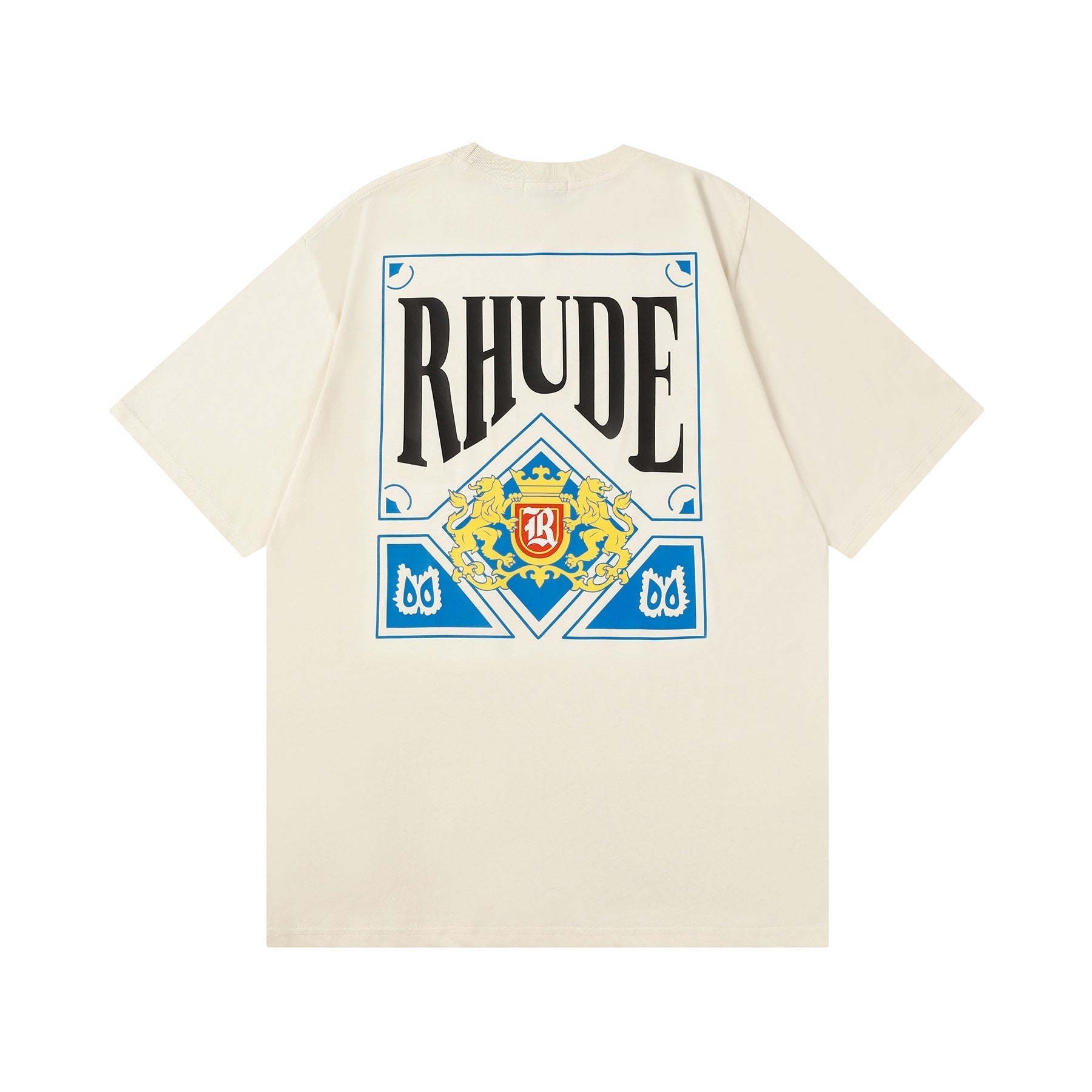 Rhude T-shirt Micro Standard Poker Printed Short Sleeve T-shirt