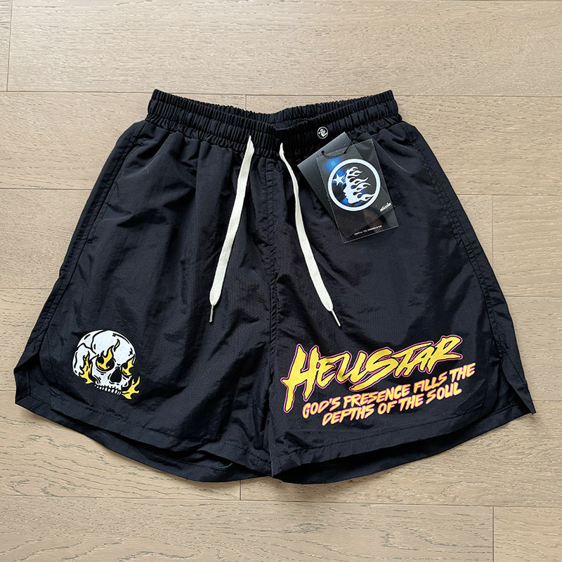 Hellstar Shorts Wash and Do Old Casual Shorts Summer