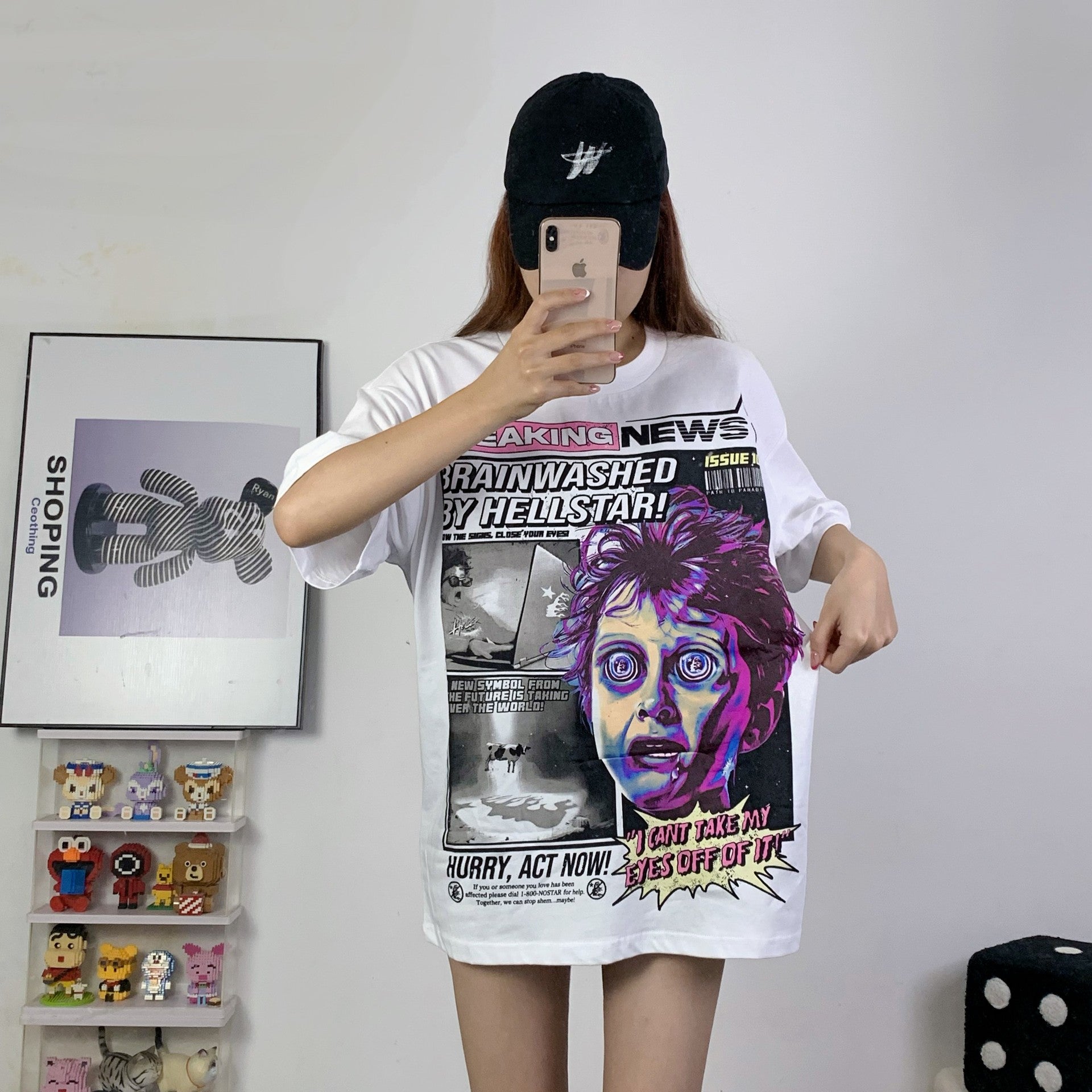 Hellstar T-shirt Summer Creative Pattern Unisex