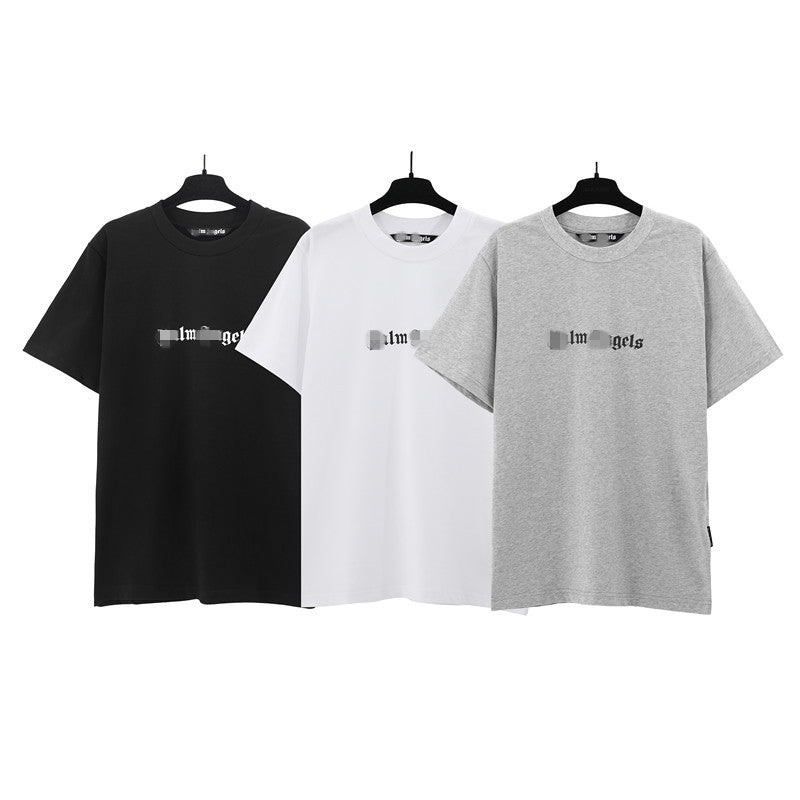 Palm Angels T-shirt Simple Letter Print Short Sleeve T-shirt