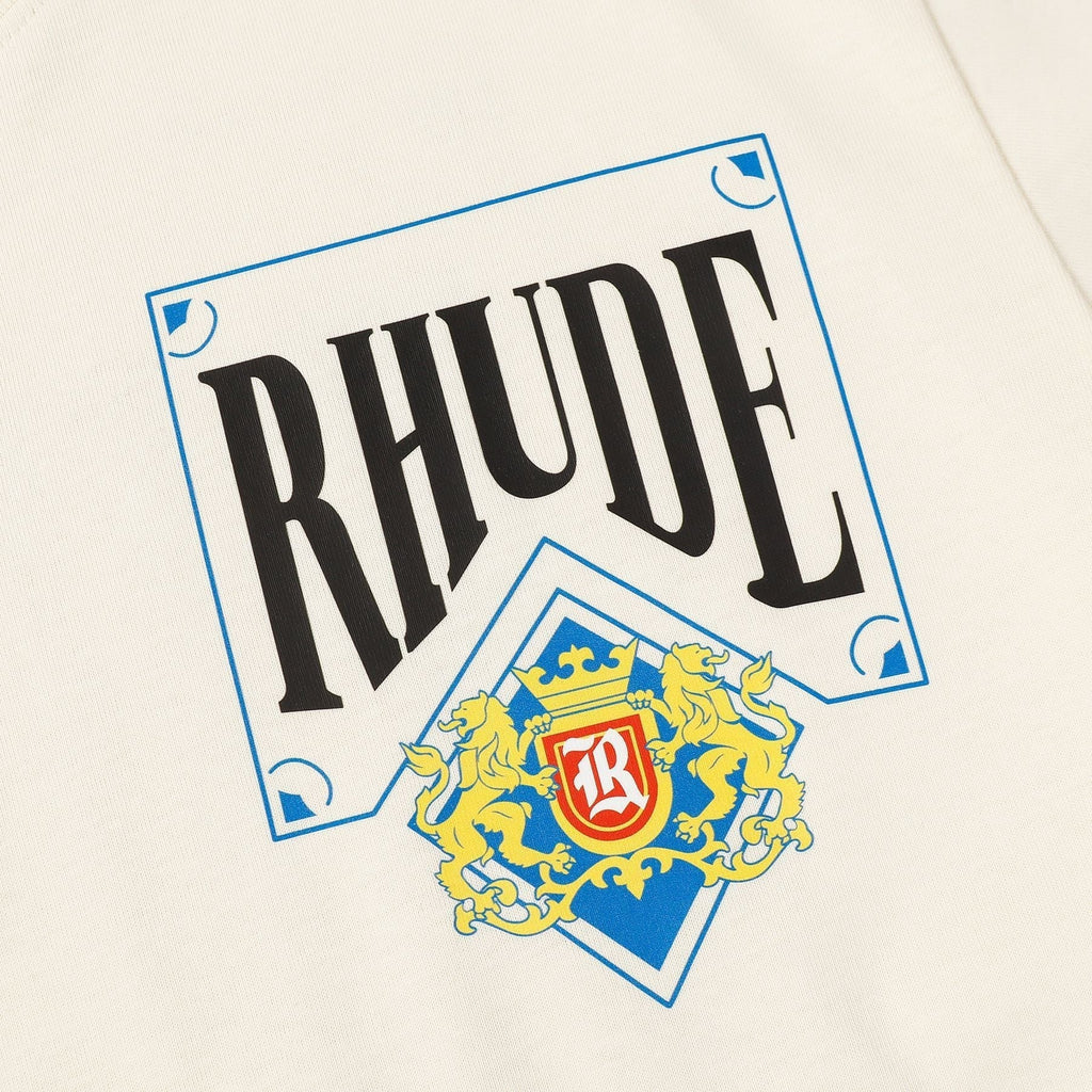 Rhude T-shirt Micro Standard Poker Printed Short Sleeve T-shirt