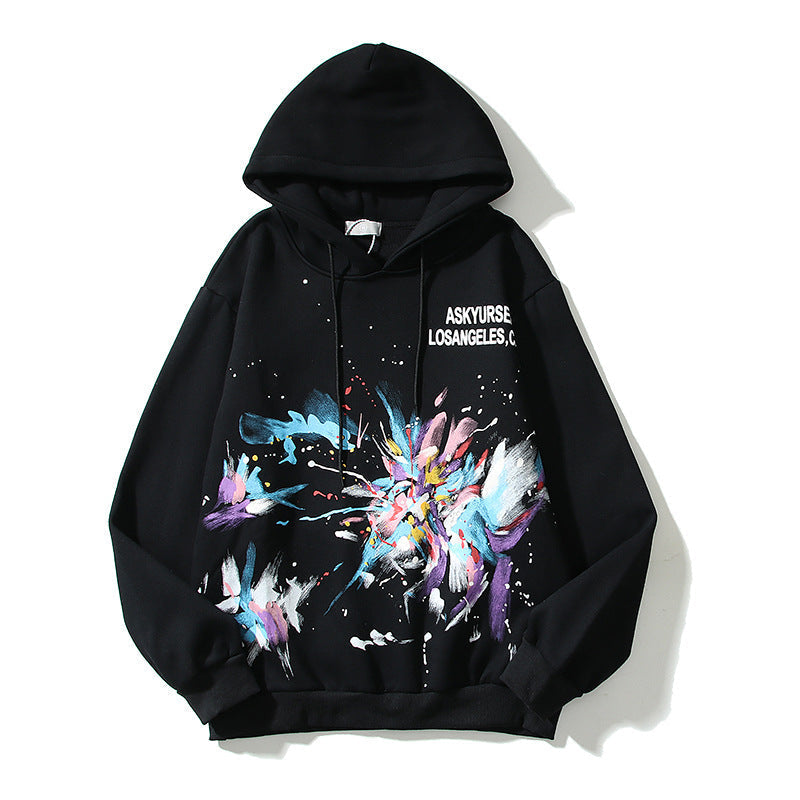 Askyurself Hoodie Fall Winter Hooded Sweatshirt Men's Coat