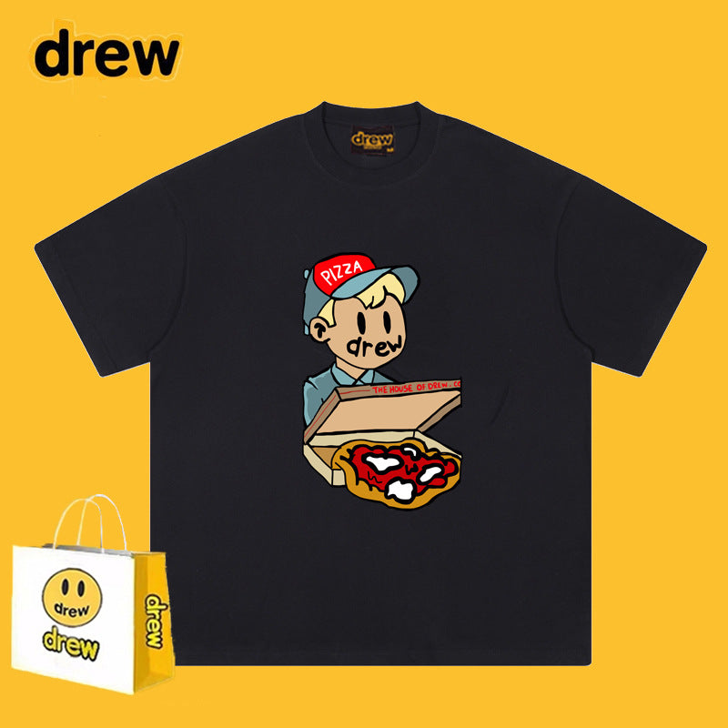 Drew T-shirts Pizza Graffiti Printing