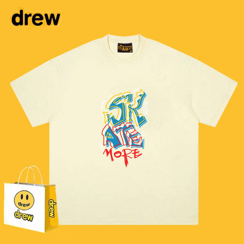 Drew T-shirts Classic Letter Short Sleeve