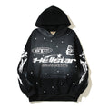 Hellstar Hoodie Retro Distressed Loose Fleece