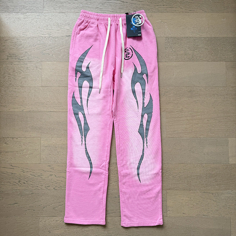 Hellstar Hoodie & Pants autumn wash make old hoodies sweater