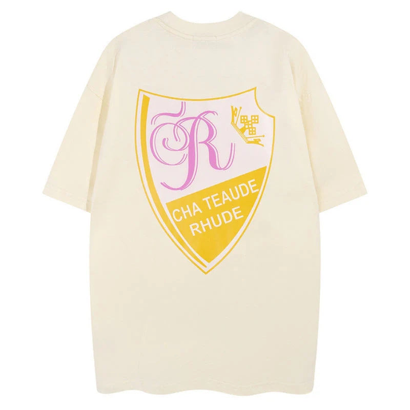 Rhude T-shirt Leopard Print Short Sleeve T-shirt