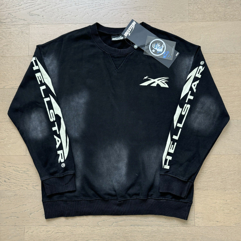 Hellstar Hoodie & Pants autumn wash make old hoodies sweater