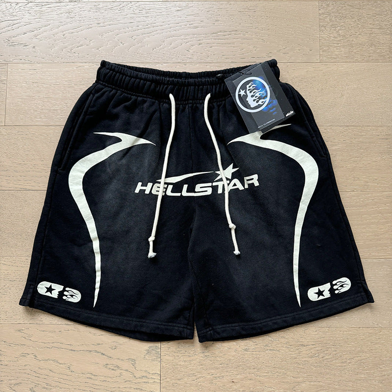 Hellstar Shorts Wash and Do Old Casual Shorts Summer