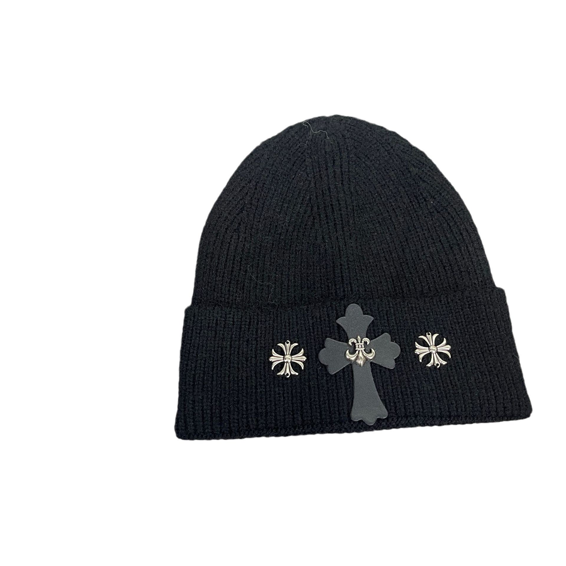 Chrome Heart Beanie Knitted Hat Autumn/Winter Male Female