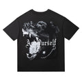 Askyurself T-shirts Loose Printed Couple Men and Women