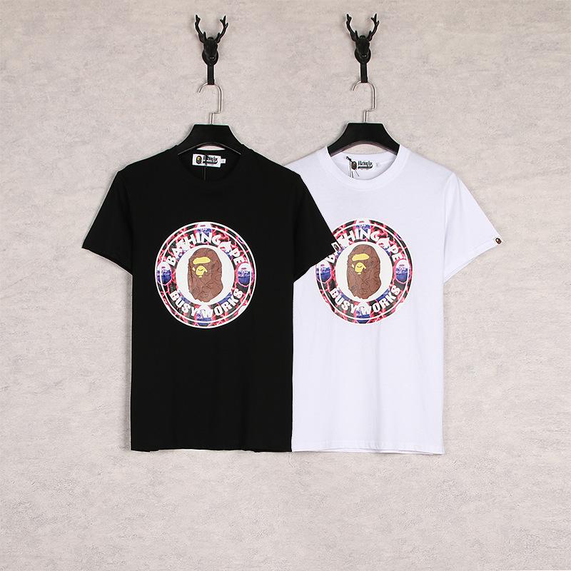 Bathing Ape T-Shirt Cartoon Anime Loose Summer Casual T-shirt