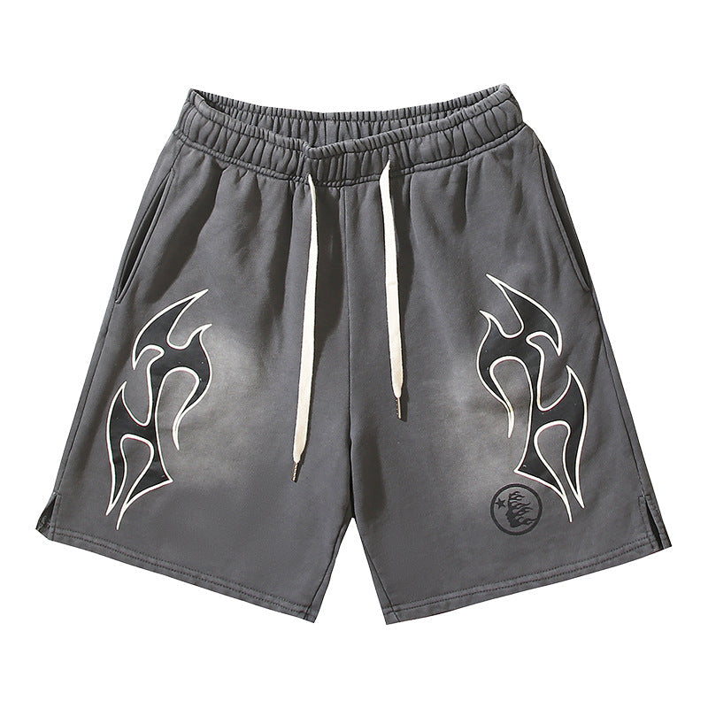 Hellstar Shorts Wash and Do Old Casual Shorts Summer
