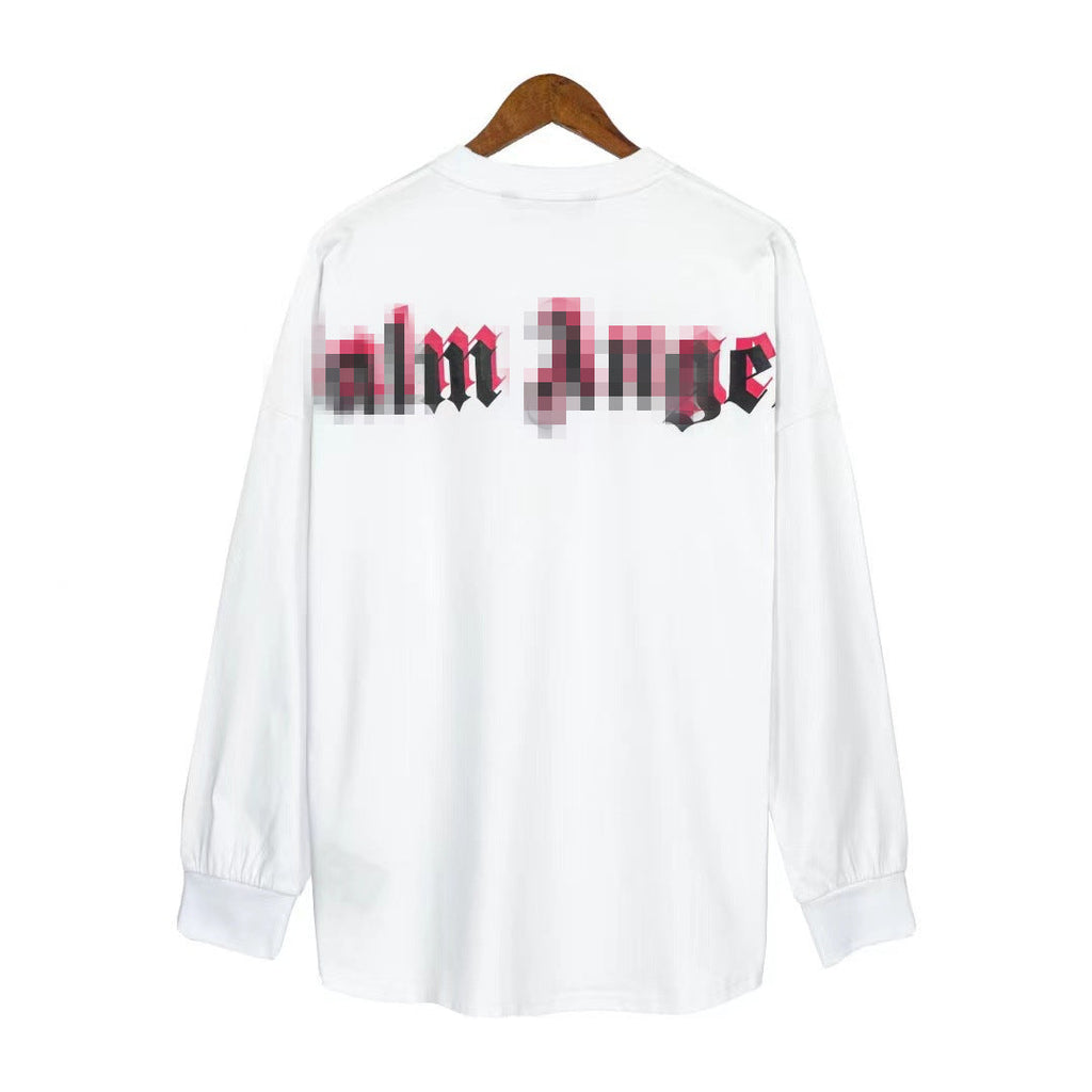 Palm Angle Sweater Palm Angels Long Sleeve round Neck T-shirt Letters Spring and Autumn