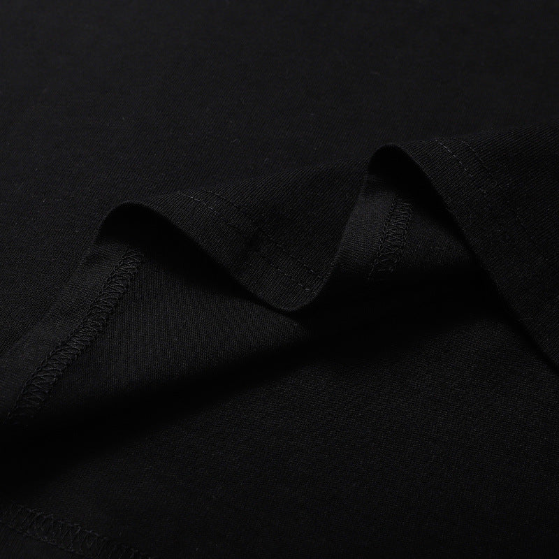 Rhude T-shirt Sunset Coconut Alphabet Print Short Sleeve T-shirt