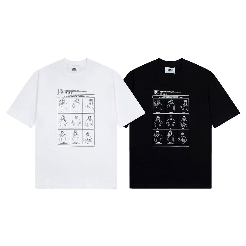 Maison Margiela T-shirt Crew Neck Loose Short Sleeve T-shirt