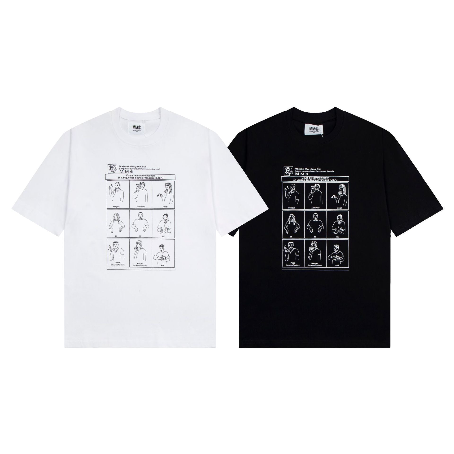 Maison Margiela T-shirt Crew Neck Loose Short Sleeve T-shirt