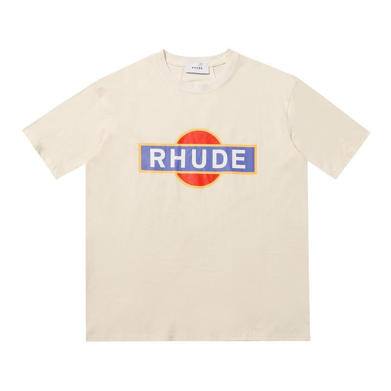 Rhude T-shirt Leopard Print Short Sleeve T-shirt