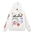 Hellstar Hoodie Casual Graffiti Oversize