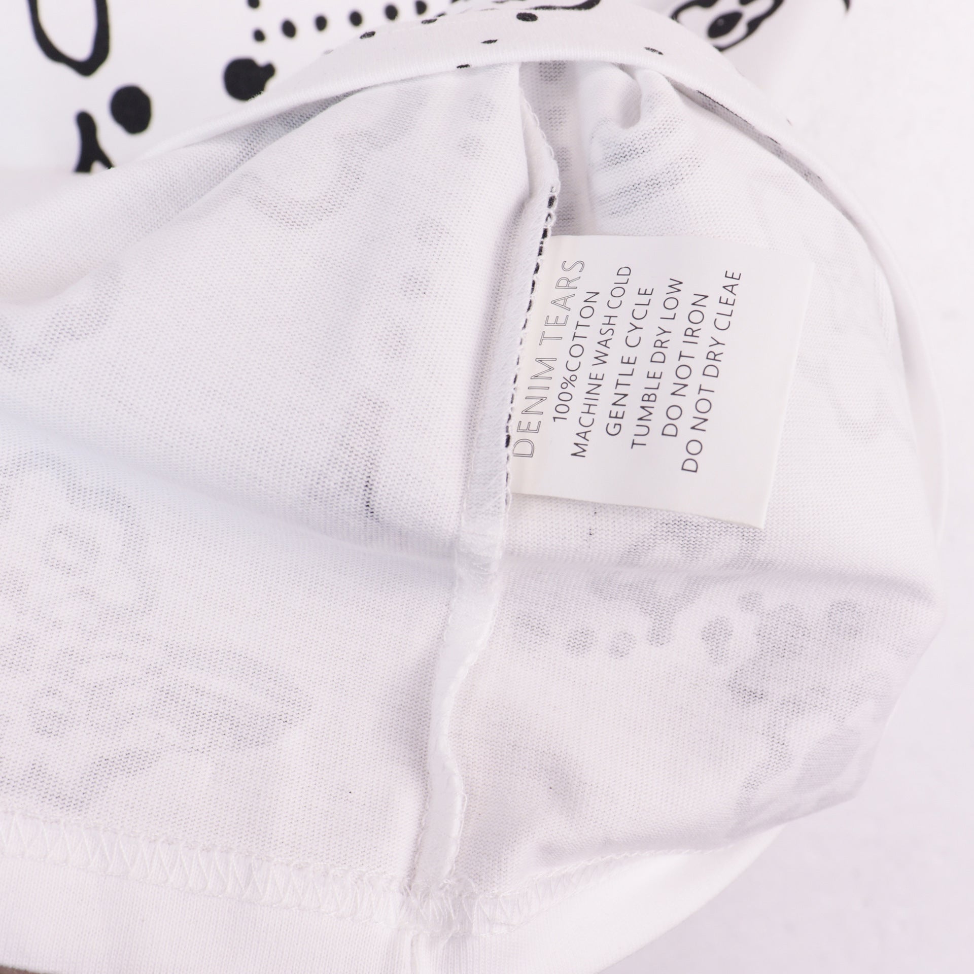 Denim Tears Shirt Full Graffiti Print Short Sleeve T-Shirt