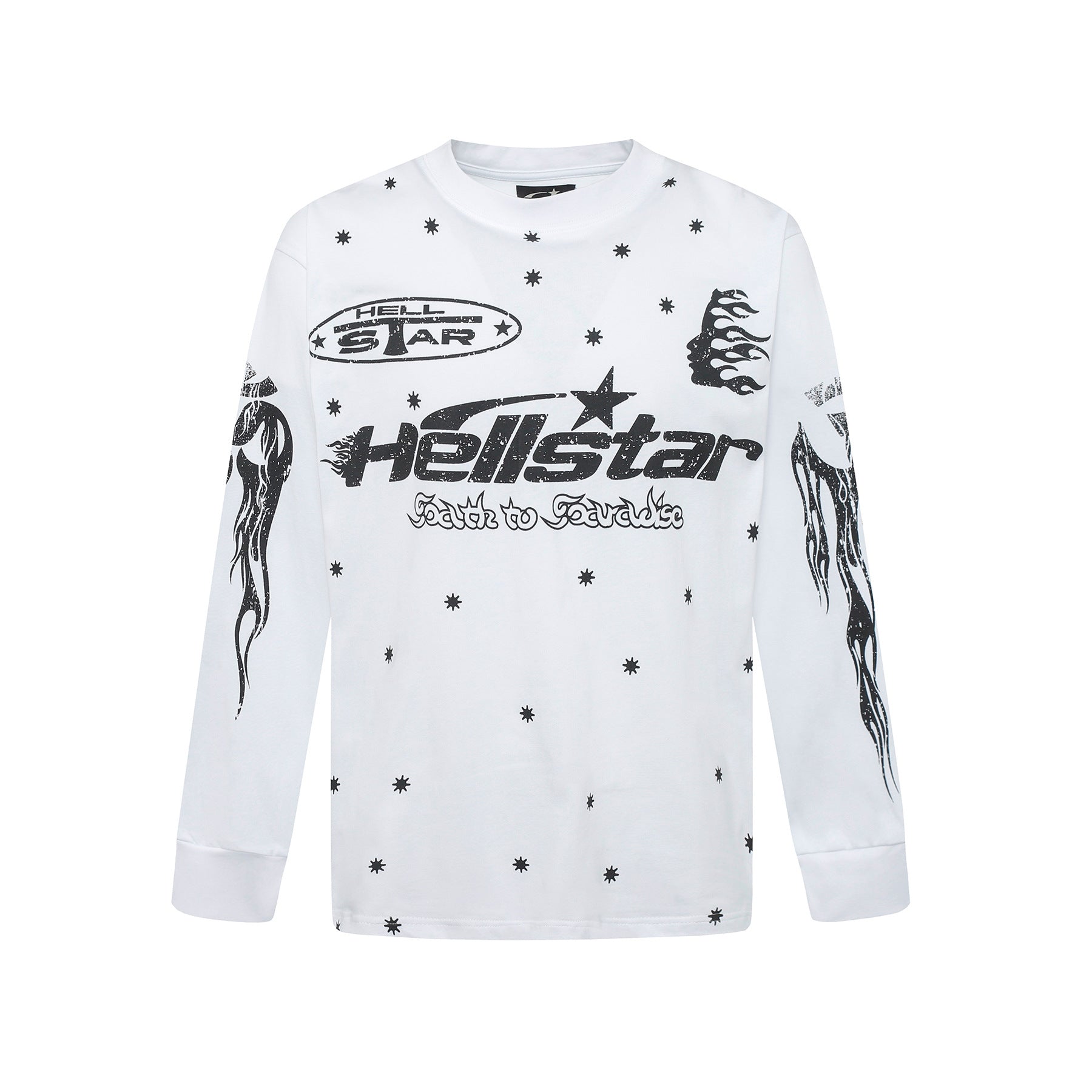 Hellstar Long Sleeve Shirt Autumn Men's Pullover