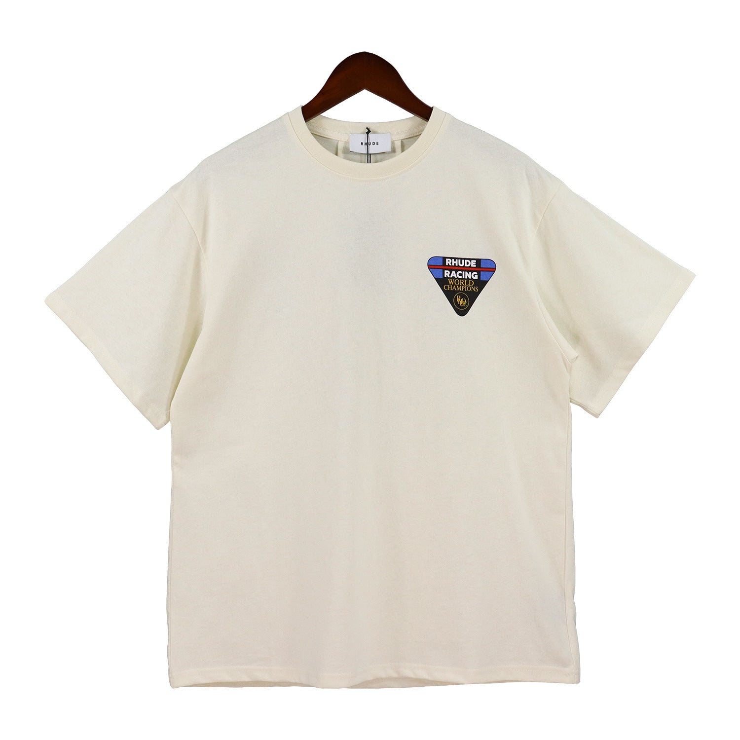 Rhude T-shirt Inverted Triangle Letter Print Short Sleeve T-shirt