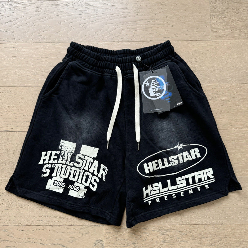Hellstar Shorts Wash and Do Old Casual Shorts Summer