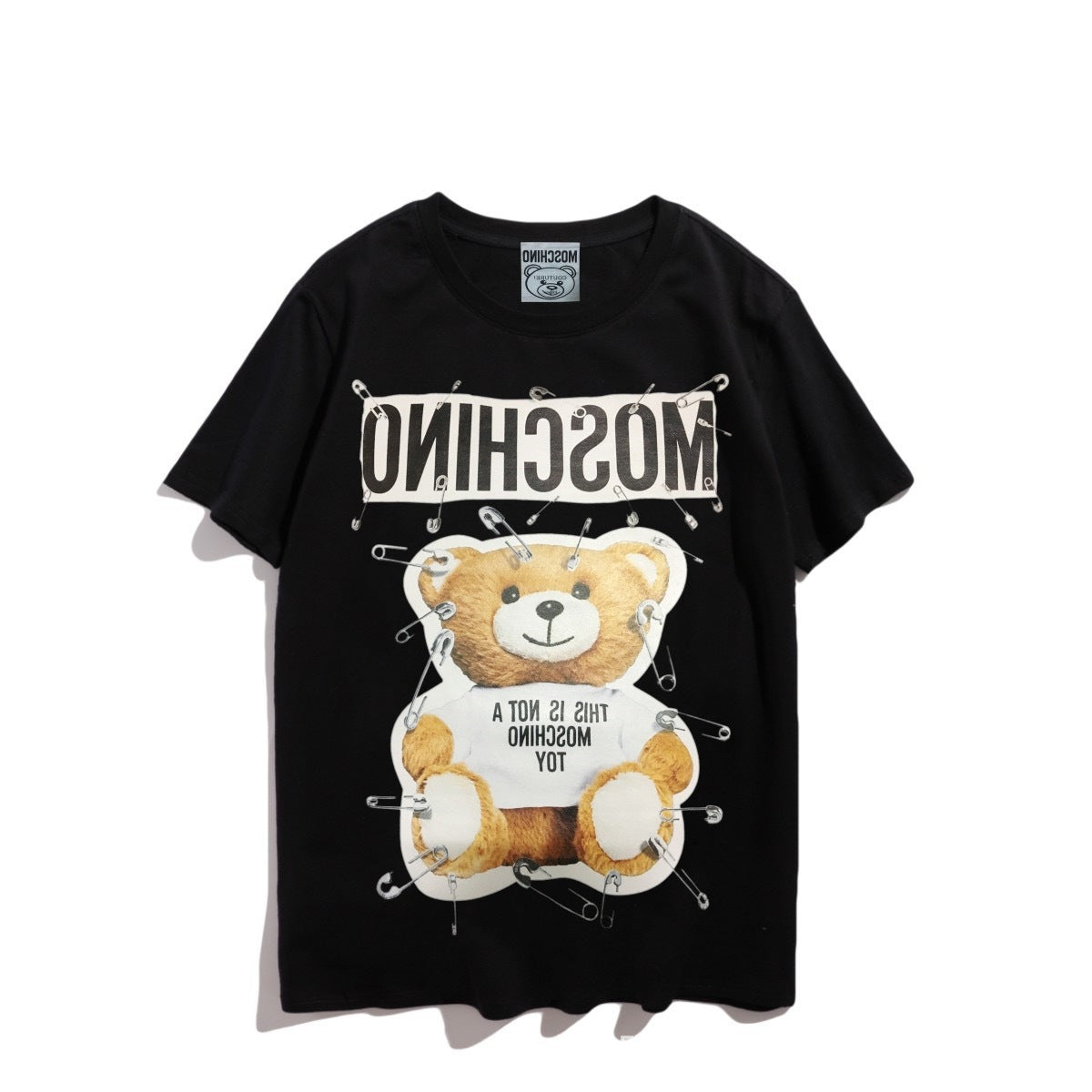 Moschino T-shirt Bear Printed Short-Sleeved T-shirt Couple Wear