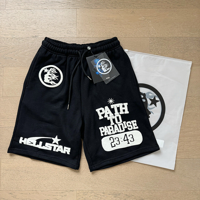 Hellstar Shorts Wash and Do Old Casual Shorts Summer