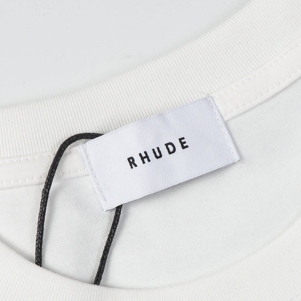 Rhude T-shirt Micro Standard Poker Printed Short Sleeve T-shirt