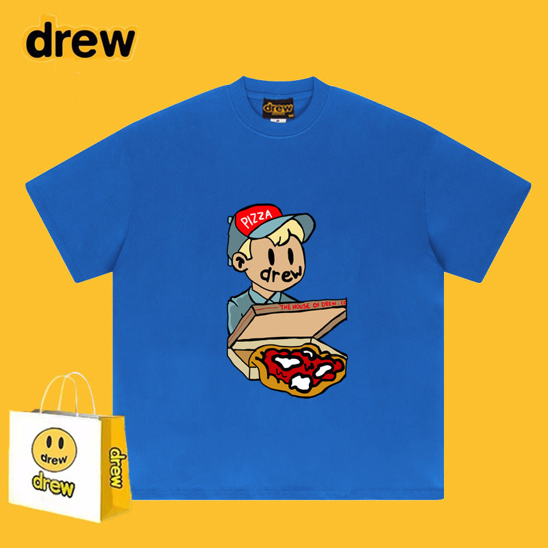 Drew T-shirts Pizza Graffiti Printing